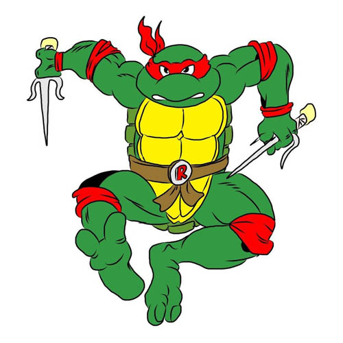 Ninja Turtle Logo 01 vinyl decal